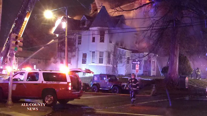 3-Alarm Fire Destroys Large House at 163 Westfield...