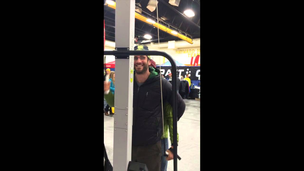 Rower Teamwork on a Ski Erg