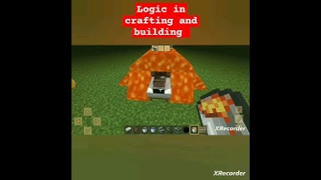 logic 🤔😂 in crafting and building #shorts #shortfeed #minecraft @minecraft