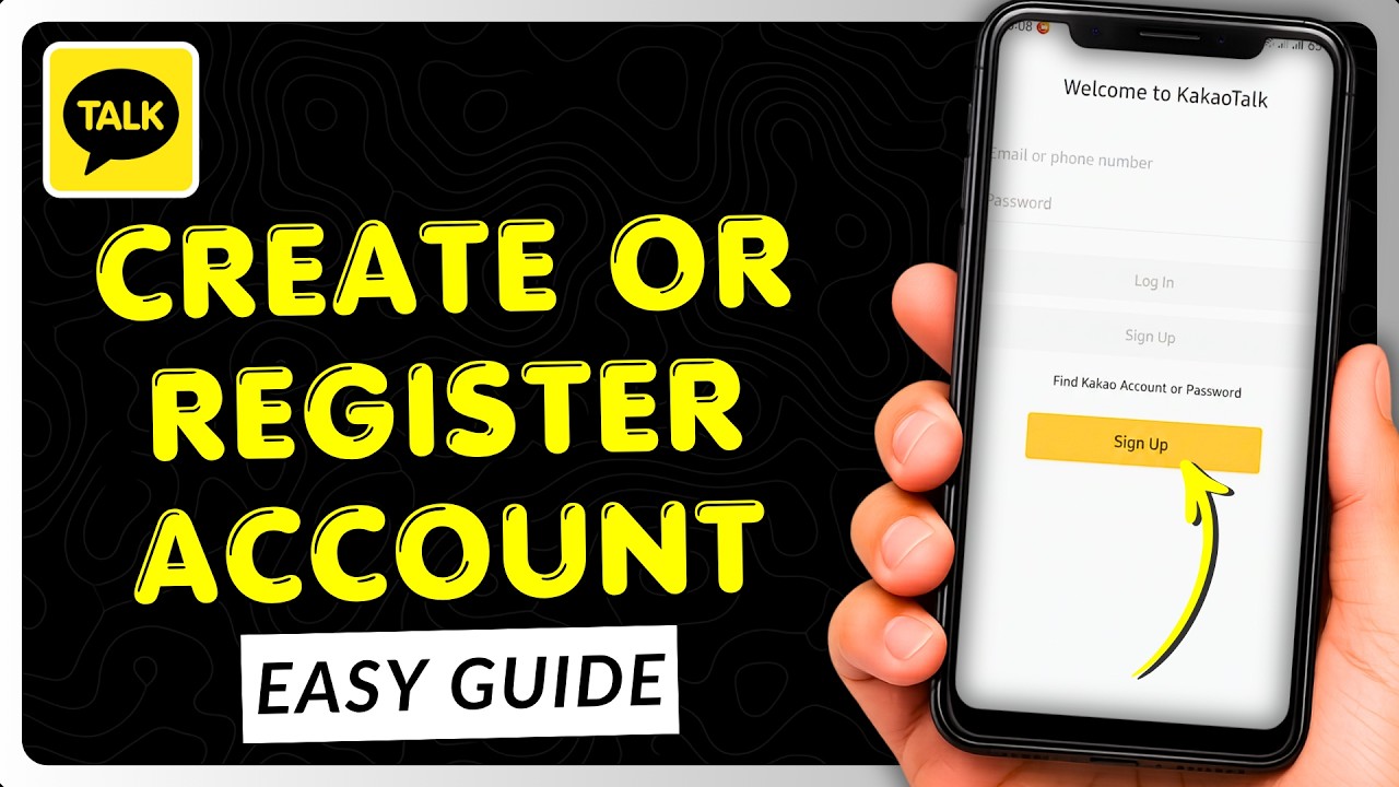 Kakao Talk Sign Up How To Create Or Register Kakao Talk Account 2026 ...