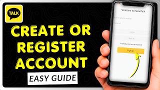 Kakao Talk Sign Up   How To Create Or Register Kakao Talk Account 2026 Full Guide