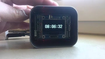 Arduino Clock with oled display - display mask
