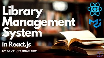 Library Management System using React (in Hindi) | web development projects - react js project