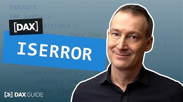 ISERROR - DAX Guide