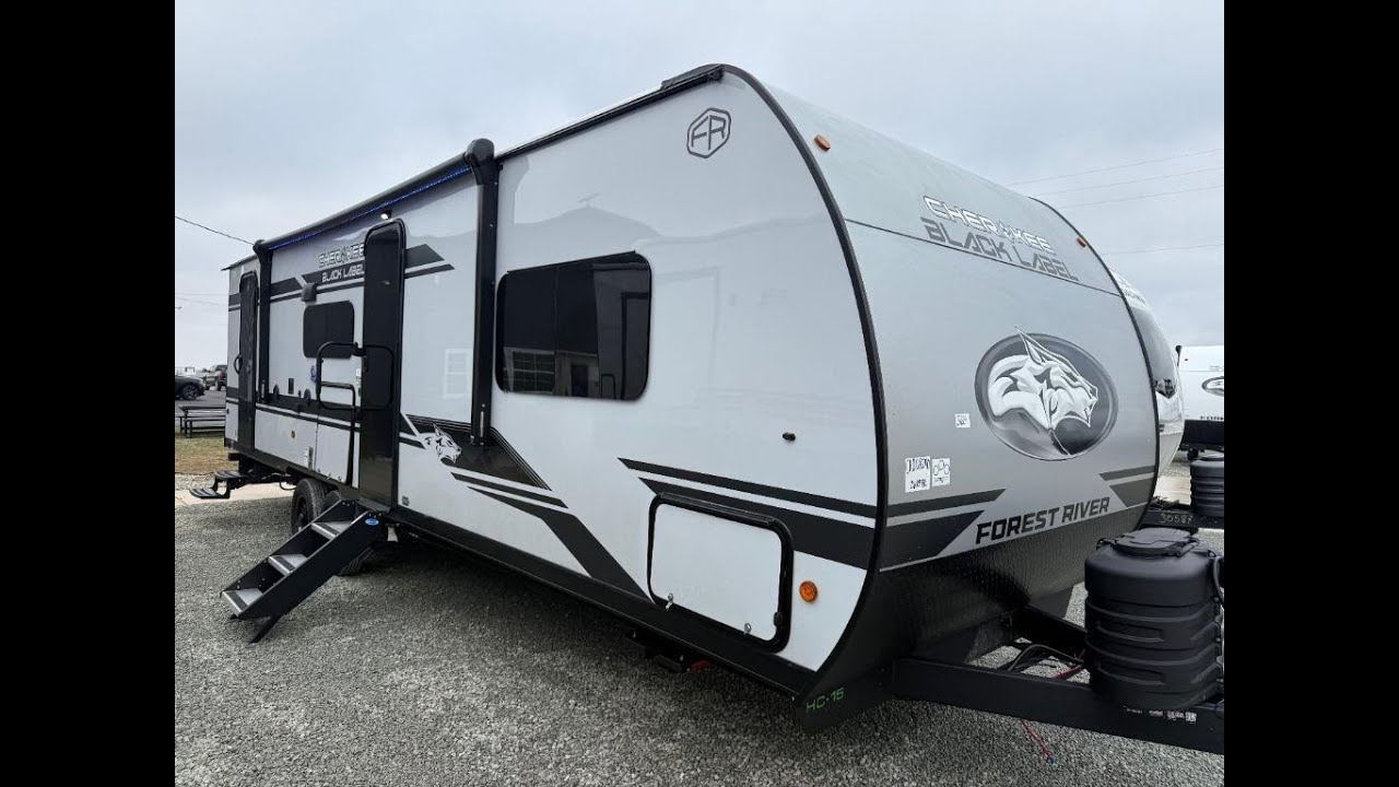 New 2026 Forest River RV Cherokee Grey Wolf Black Label 26KFBL