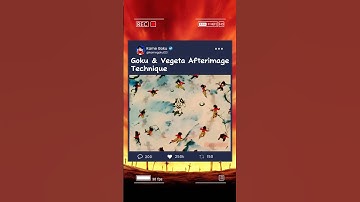 Goku & Vegeta Afterimage Technique #dragonball