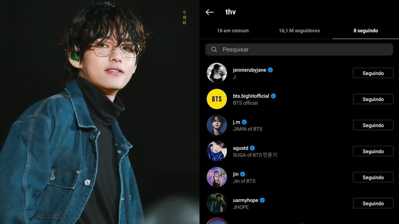 BTS’s V Accidentally Follows BLACKPINK’s Jennie On Instagram - YouTube