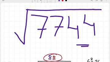 √7744 | Find the square root of 7744 | Find Square Root by Long Division Method | Easy Maths Trick
