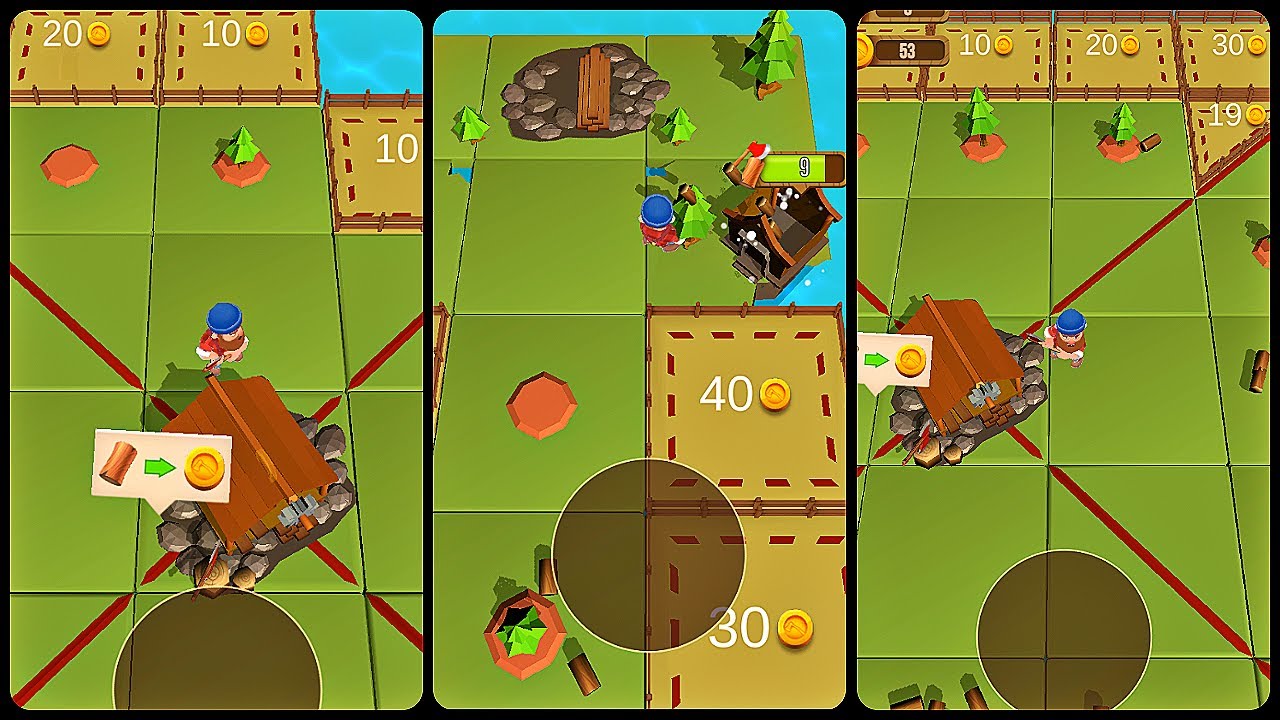 Lumberjack Builder Gameplay (Android/Farming)