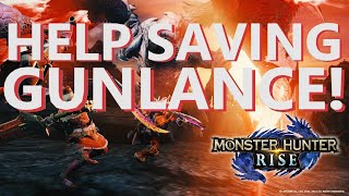 Help Saving Monster Hunter Rise Gunlance. Do Capcom Survey! PC Steam Release