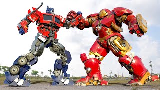 Transformers The Last Knight - Optimus Prime vs Iron Man Full Fight | พาราเมาท์ พิคเจอร์ส [HD]