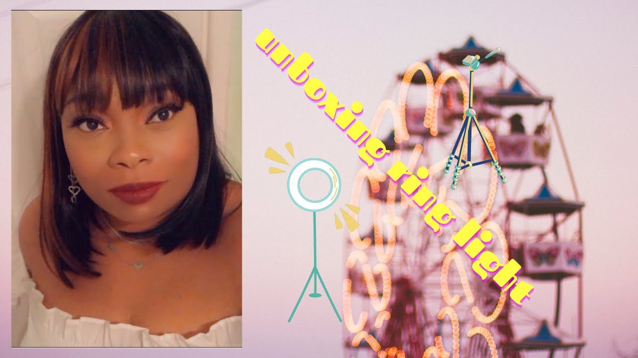 I got myself a ring light Review| set up | amazon ring light