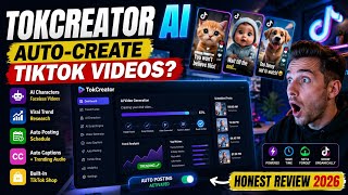 🚀 TokCreator Review 2026 | AI TikTok Creator Agent Demo, Features & Honest Verdict