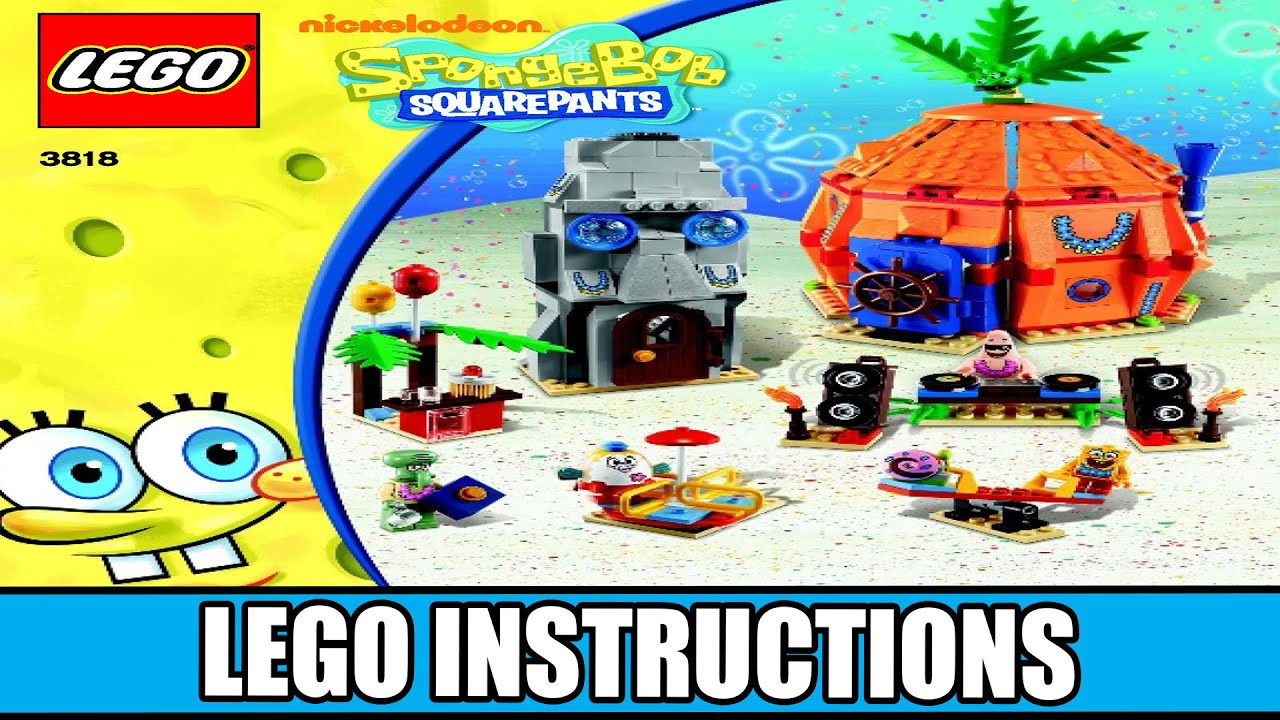 unforgivable Suitable foolish LEGO Instructions: How to Build LEGO Bikini Bottom Undersea - 3818 (LEGO  SPONGEBOB) - YouTube