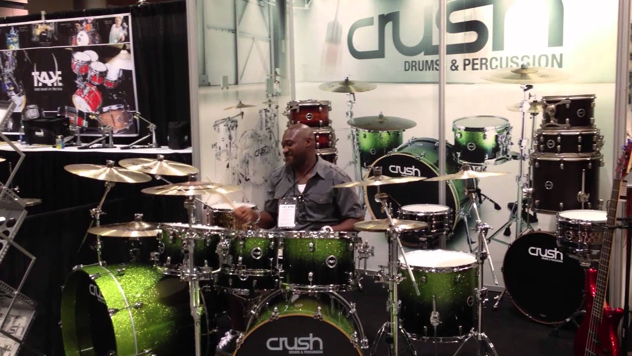 Crush Drums Louis Winfield Jr Goofing Around at Summer NAMM YouTube