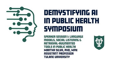 08 Demystifying AI in Public Health Speaker Session 1 with Martha Silva