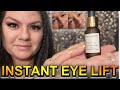 INSTANT EYELID LIFT & UNDER EYE BAGS REDUCTION Before & After Perricone MD Eyelid Lift Serum