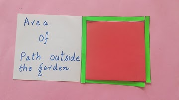 Area of Rectangular Paths | Perimeter and Area | Math of Class 7