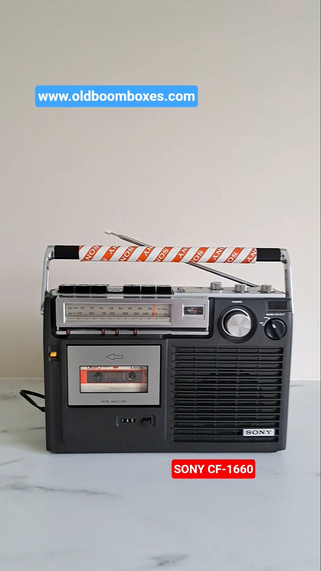 SONY CF-1660 ラジオ・カセットプレーヤー SONY CF-1660 Golden 80's #sony #japan #retro #nice #cassette