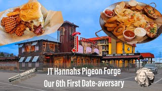 JT Hannahs, Pigeon Forge TN Review  - Our Date-aversary Lunch - Where we met!
