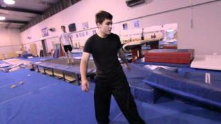 wall flip practise