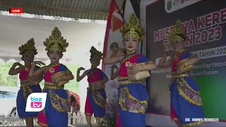 Atraksi Tari Wiratani, Gambaran Semangat Petani Perjuangkan Pangan Indonesia - bioztv.id