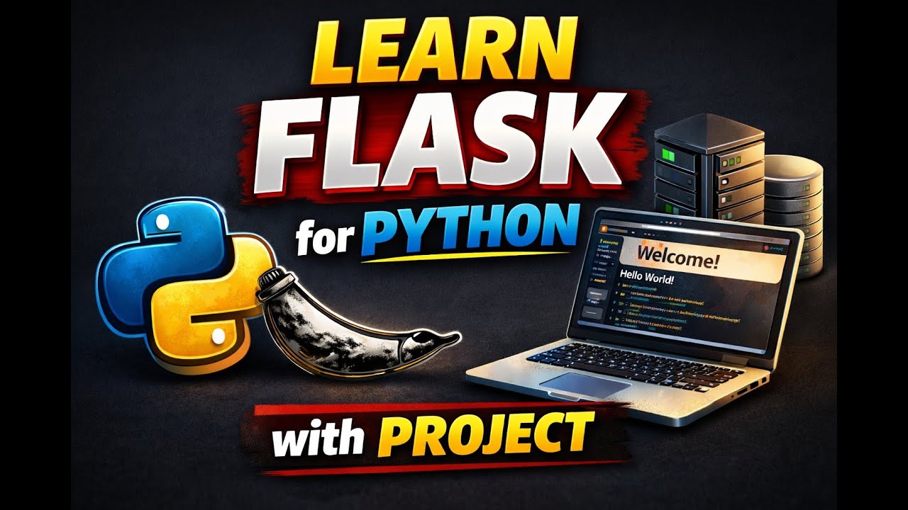 LEARN FLASK for python - with project