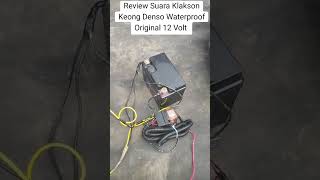 Download Lagu Review Suara Klakson Keong Ngebass Stereo Original Denso Waterproof 12 Volt #klaksonkeong #horn MP3