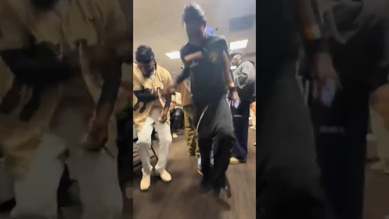 Travis Scott dancing to ‘DUMBO’ 