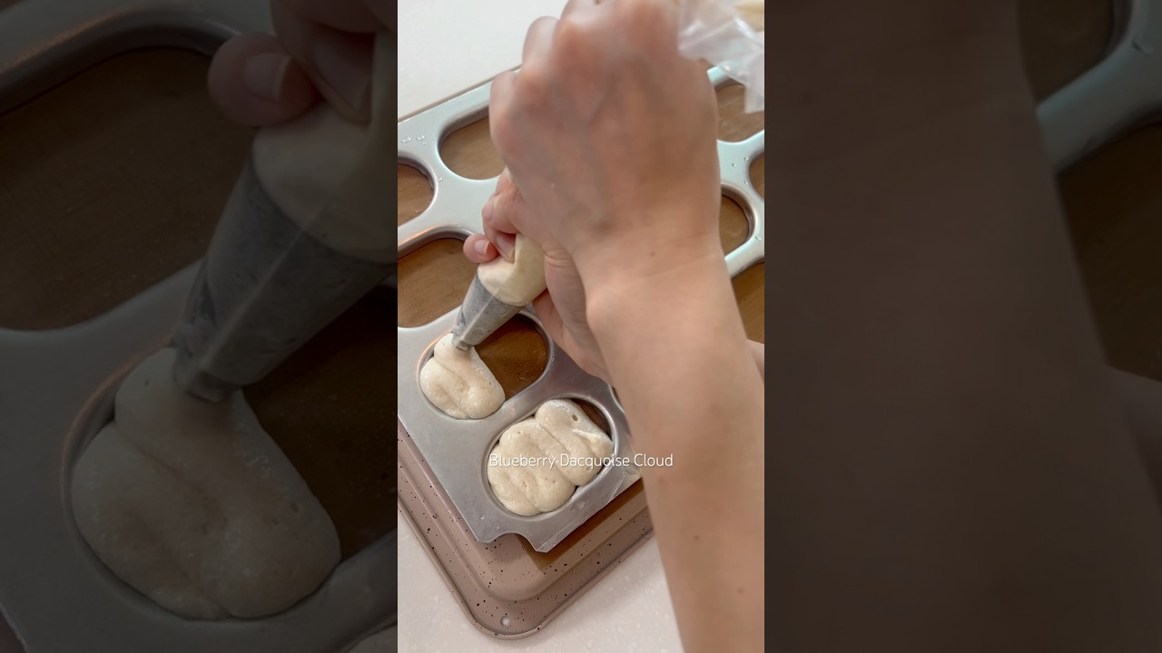 Blueberry Dacquoise Cloud🫧🫐🤍