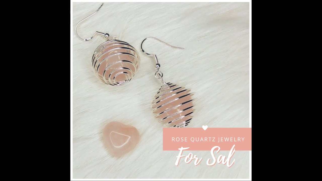 Handmade Rose Quartz Jewelry | Earrings, Necklaces, and Bracelets