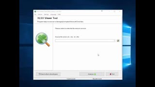 XLSX Viewer Tool Manual screenshot 2