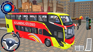 New Bus Simulator 2025: Luxuy Coach AI Bus Driving Real Bus Games 3D! Bus Game Android Gameplay