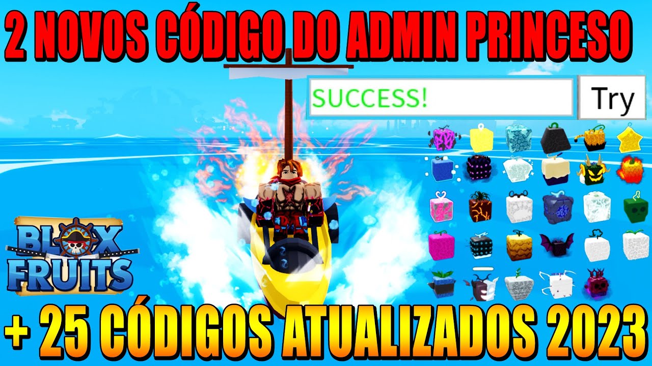 4 Novos Códigos do Blox Fruits! MAIO DE 2023! code blox fruit 