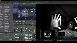Famous Live Coding - Sonic pi + Ableton +  Touchdesigner + Kinect   - Performance 01 Wealth