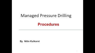 Managed Pressure Drilling | Webinar | Procedures