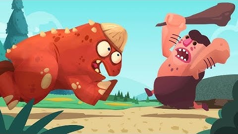 Dino Bash - iOS Android Gameplay