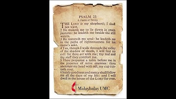 Thumbnail of Psalm 23 KJV audio