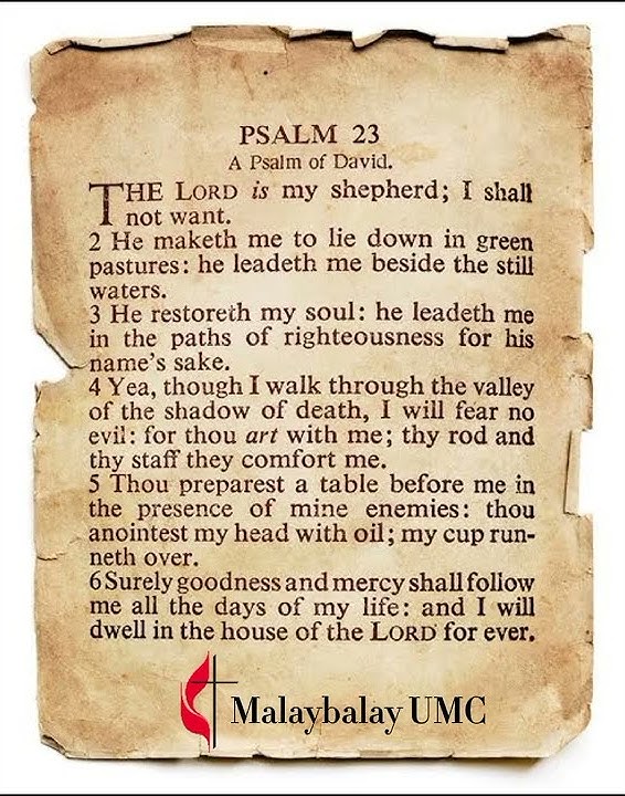 Psalm 23 KJV audio