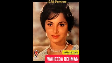 Waheeda Rehman Birthday 1938-Present #shorts #trending #viral #youtubeshorts #ashortaday