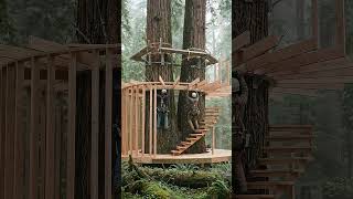 Building a Luxury Treehouse Around Giant Trees