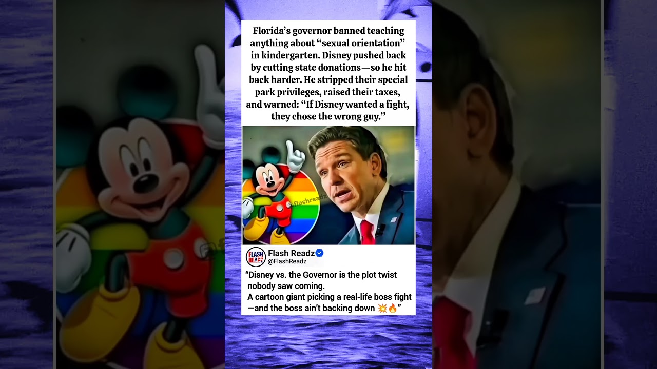 Disney vs. Florida: The Showdown Nobody Expected 