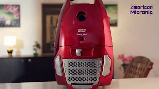 American Micronic Ami Vcc 2200Wdx 2200 Watts Imported Vacuum Cleaner Red
