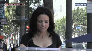 Julia Louis-Dreyfus Hollywood Walk Of Fame Ceremony