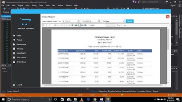 Part 46: POS And Inventory System For Pharmacy: Sales Report