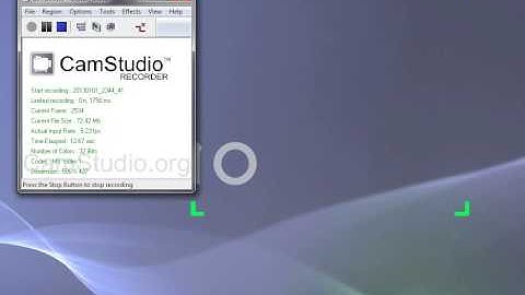 How to Record Your PC Screen for Free using Camstudio (demo using Microsoft expression 4)