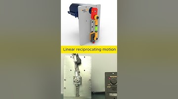 Linear reciprocating motion mechanism with rotary drive #mechanical  #mechanic #solidworks
