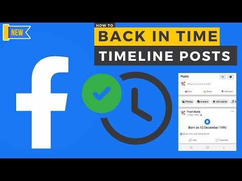 Video: Hur Man Går Till Tidslinjen På Facebook