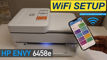 HP Envy 6458e WiFi Setup