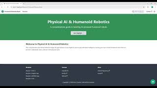 AI-Native Robotics Textbook + RAG Chatbot | Built with Spec-Kit Plus, Claude CLI &amp; OpenAI Agents